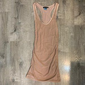 Mini Mesh Nude Color Dress